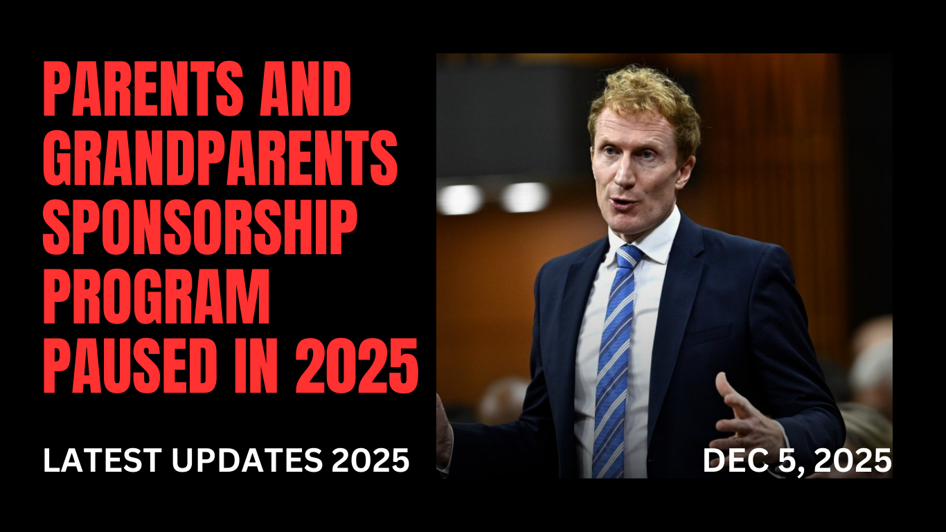 Parents and Grandparents Sponsorship Program Paused in 2025