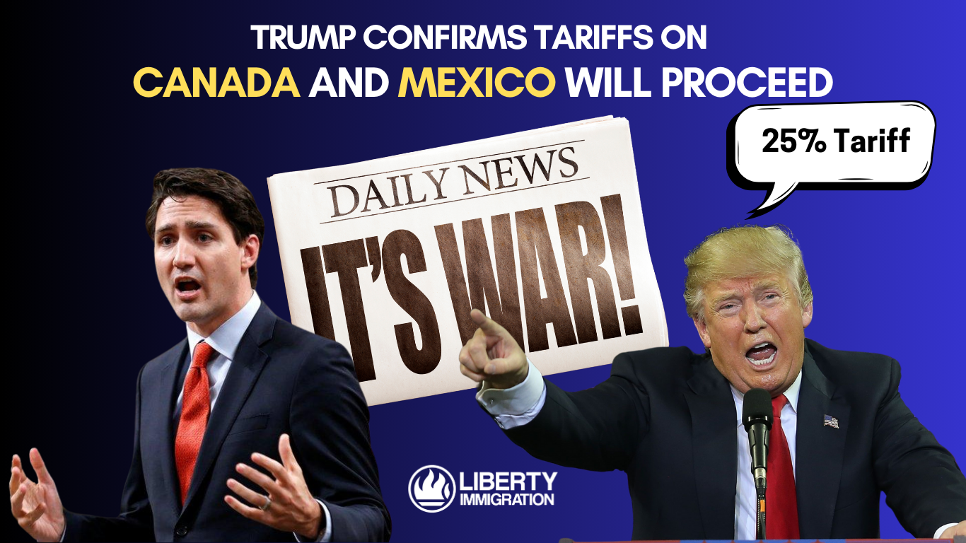 Trump Confirms Tariffs on Canada and Mexico Will Proceed