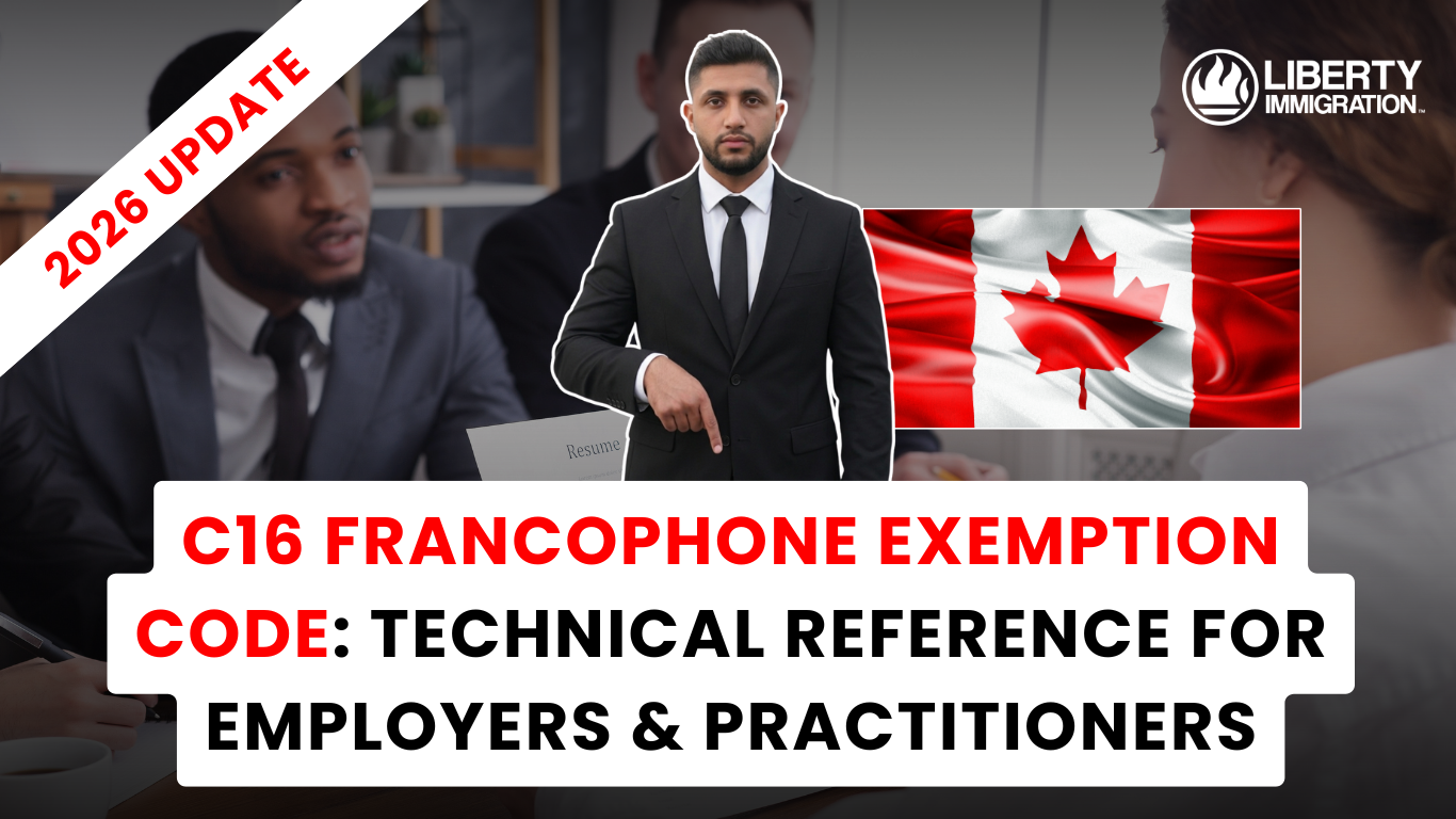 C16 Francophone Exemption Code Technical Reference for Employers & Practitioners