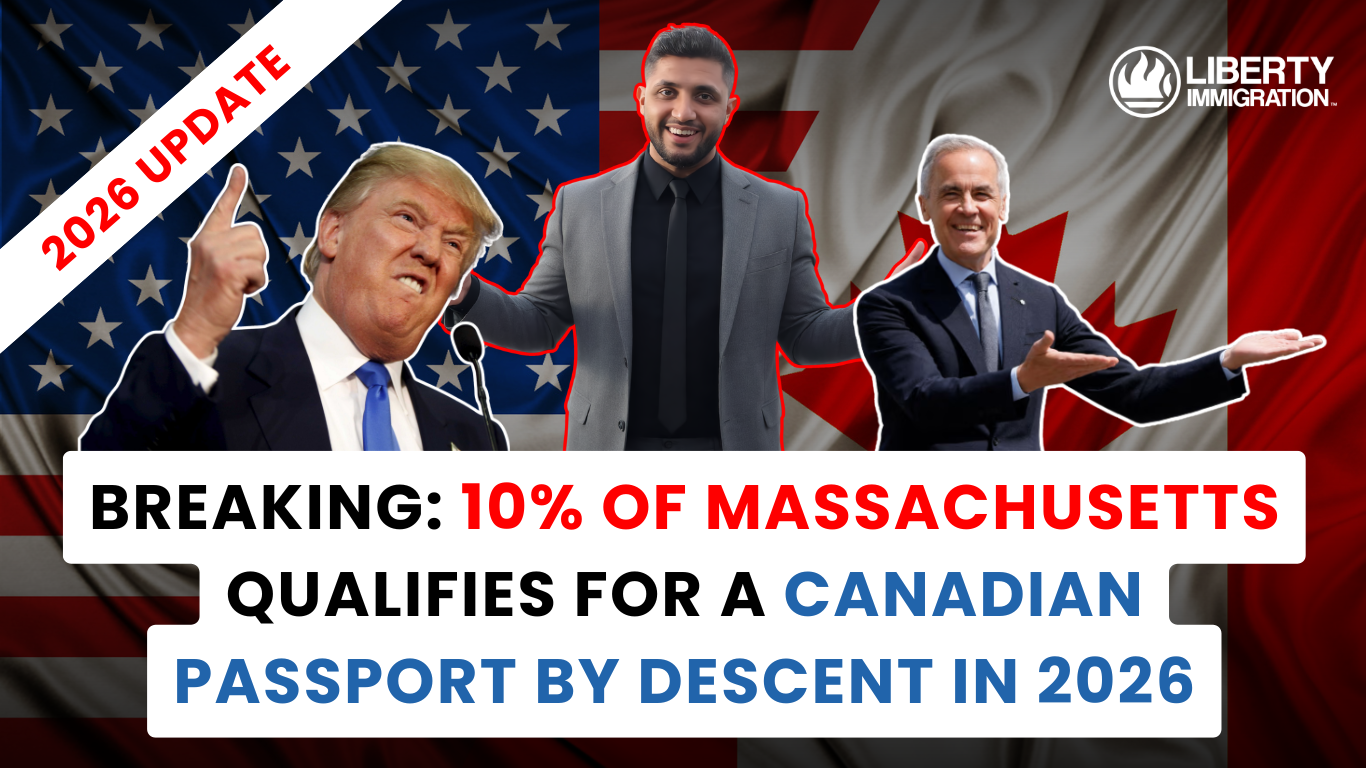 BREAKING 10% of Massachusetts Qualifies for a Canadian Passport by Descent in 2026