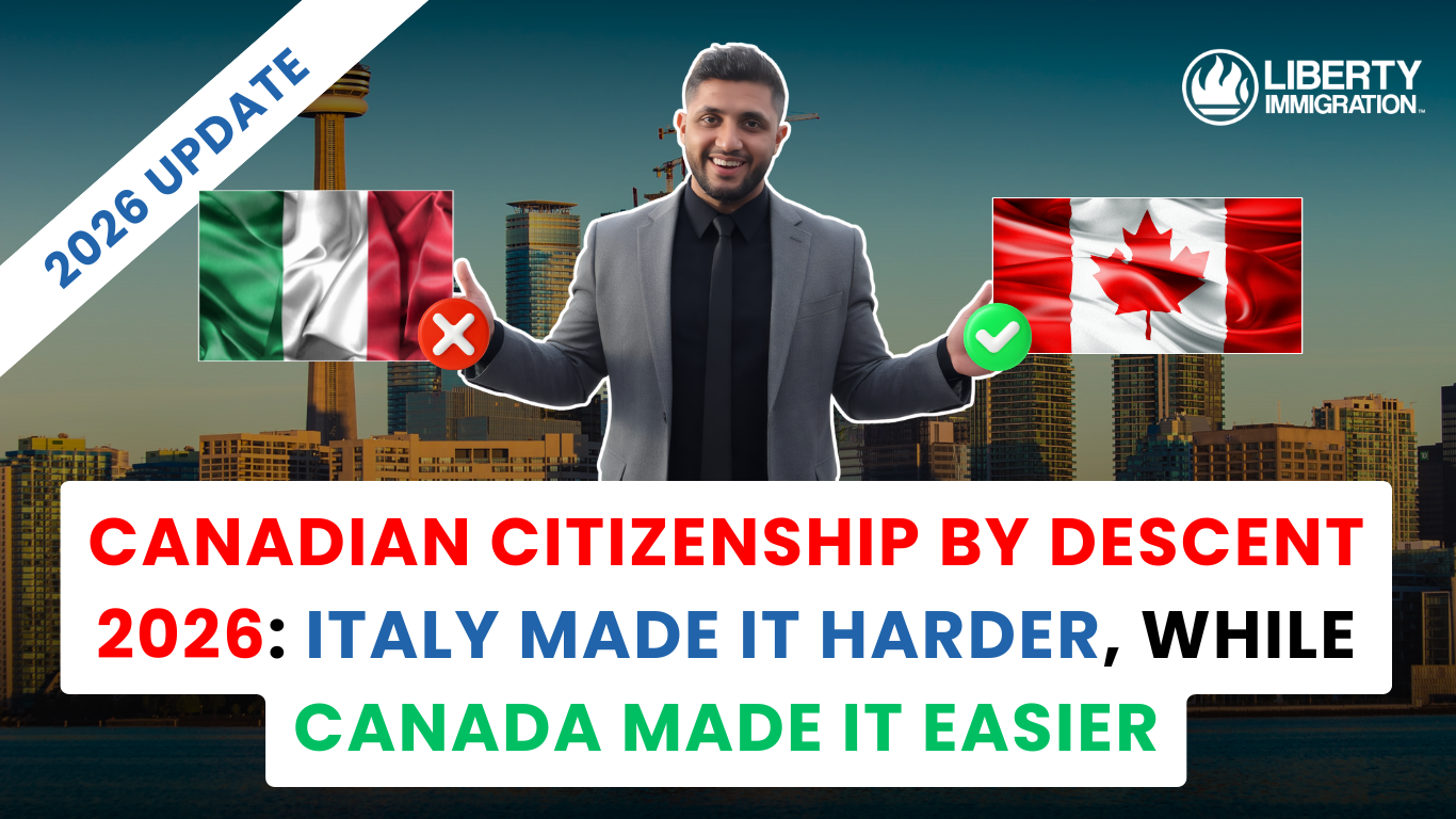 Canadian Citizenship by Descent 2026 Italy Made it Harder, While Canada Made it Easier