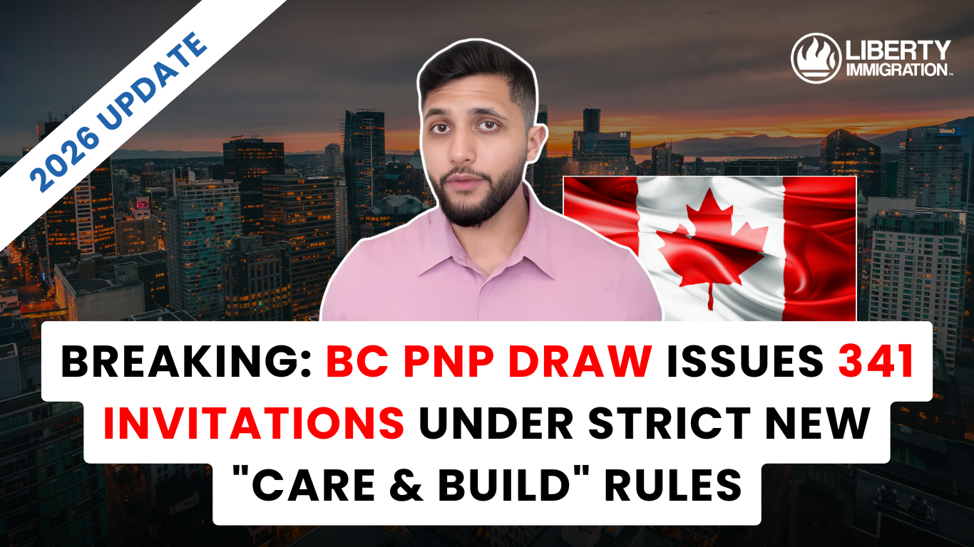 BREAKING BC PNP Draw Issues 341 Invitations Under Strict New Care & Build Rules