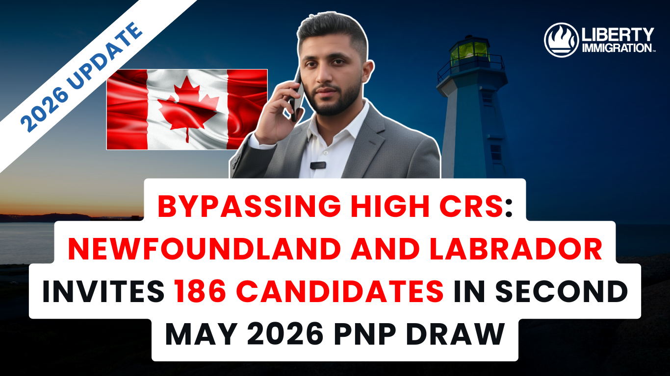 Bypassing High CRS Newfoundland and Labrador Invites 186 Candidates in Second May 2026 PNP Draw