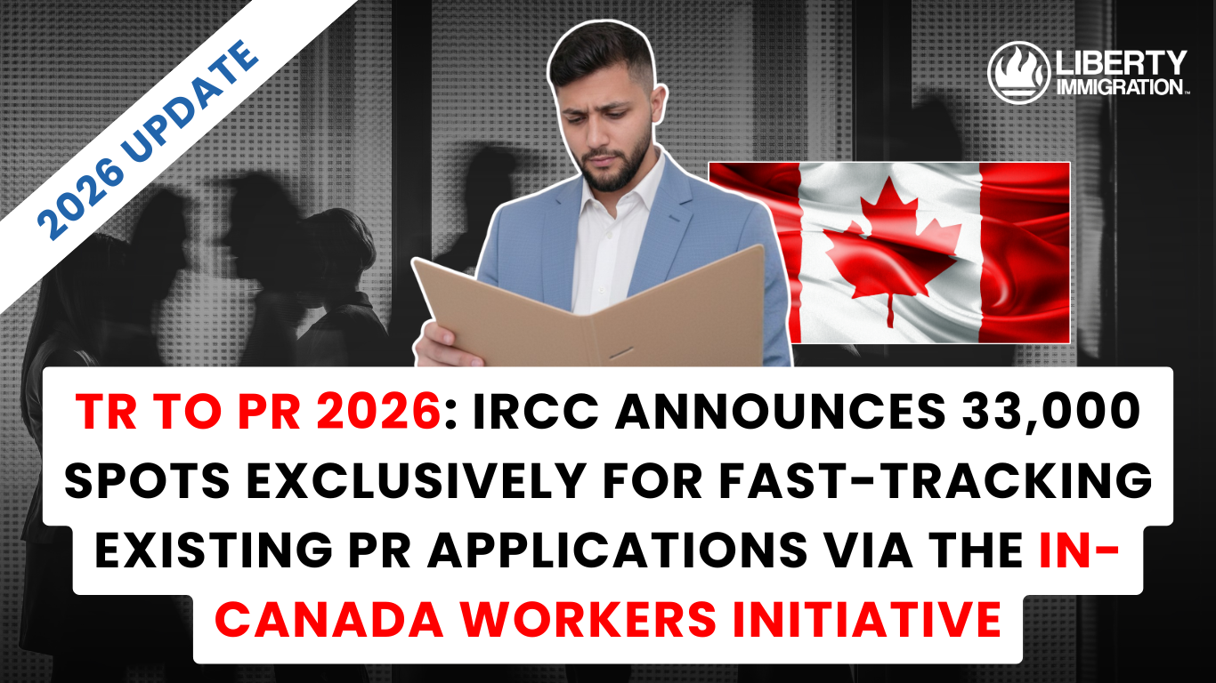 TR to PR 2026 IRCC Announces 33,000 Spots Exclusively for Fast-Tracking Existing PR Applications via the In-Canada Workers Initiative
