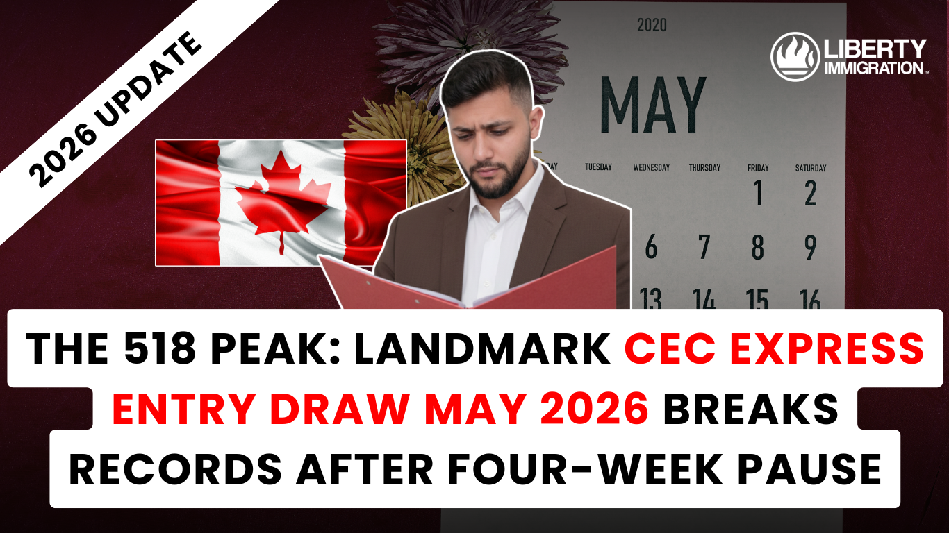 The 518 Peak Landmark CEC Express Entry Draw May 2026 Breaks Records After Four-Week Pause