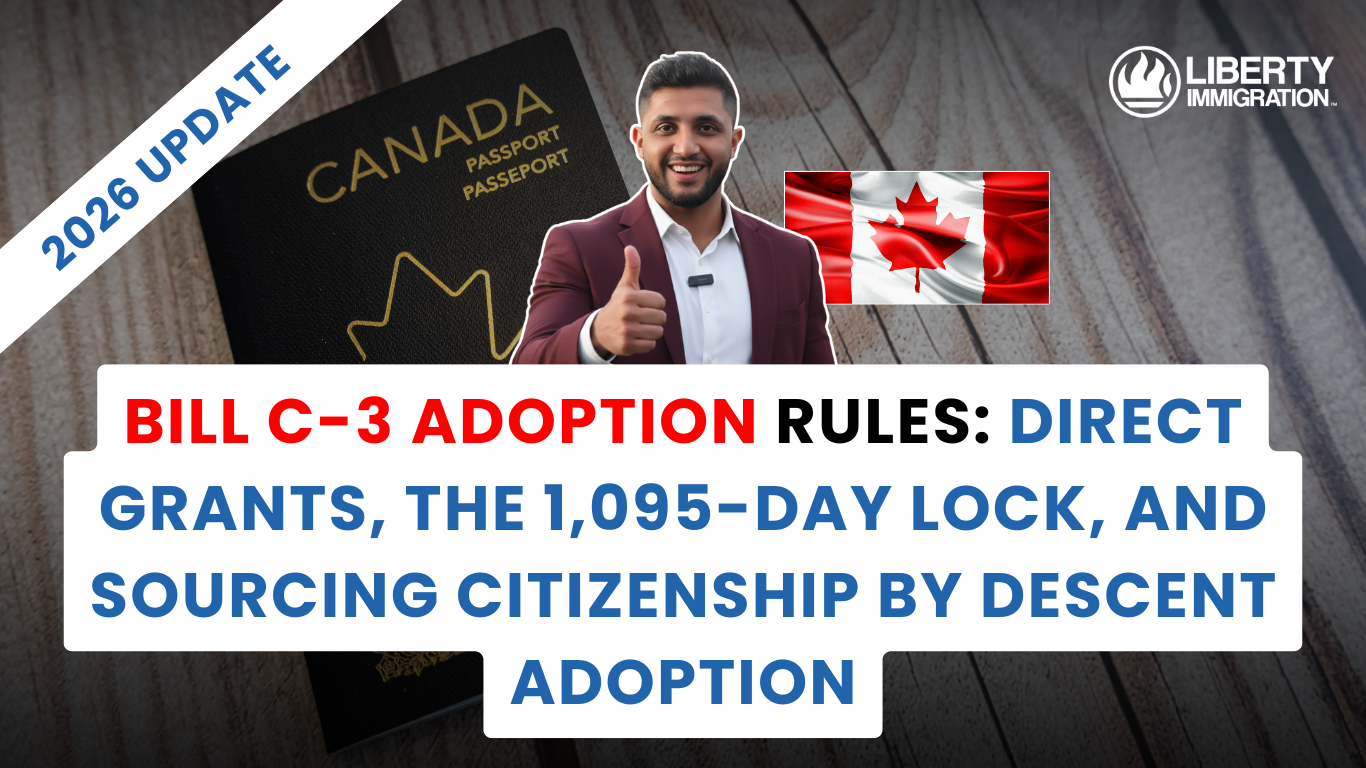 Bill C-3 Adoption Rules Direct Grants, the 1,095-Day Lock, and Sourcing Citizenship by Descent Adoption
