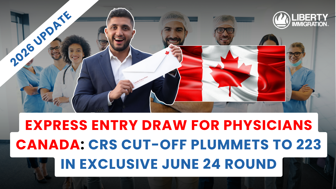 Express Entry Draw for Physicians Canada CRS Cut-off Plummets to 223 in Exclusive June 24 Round
