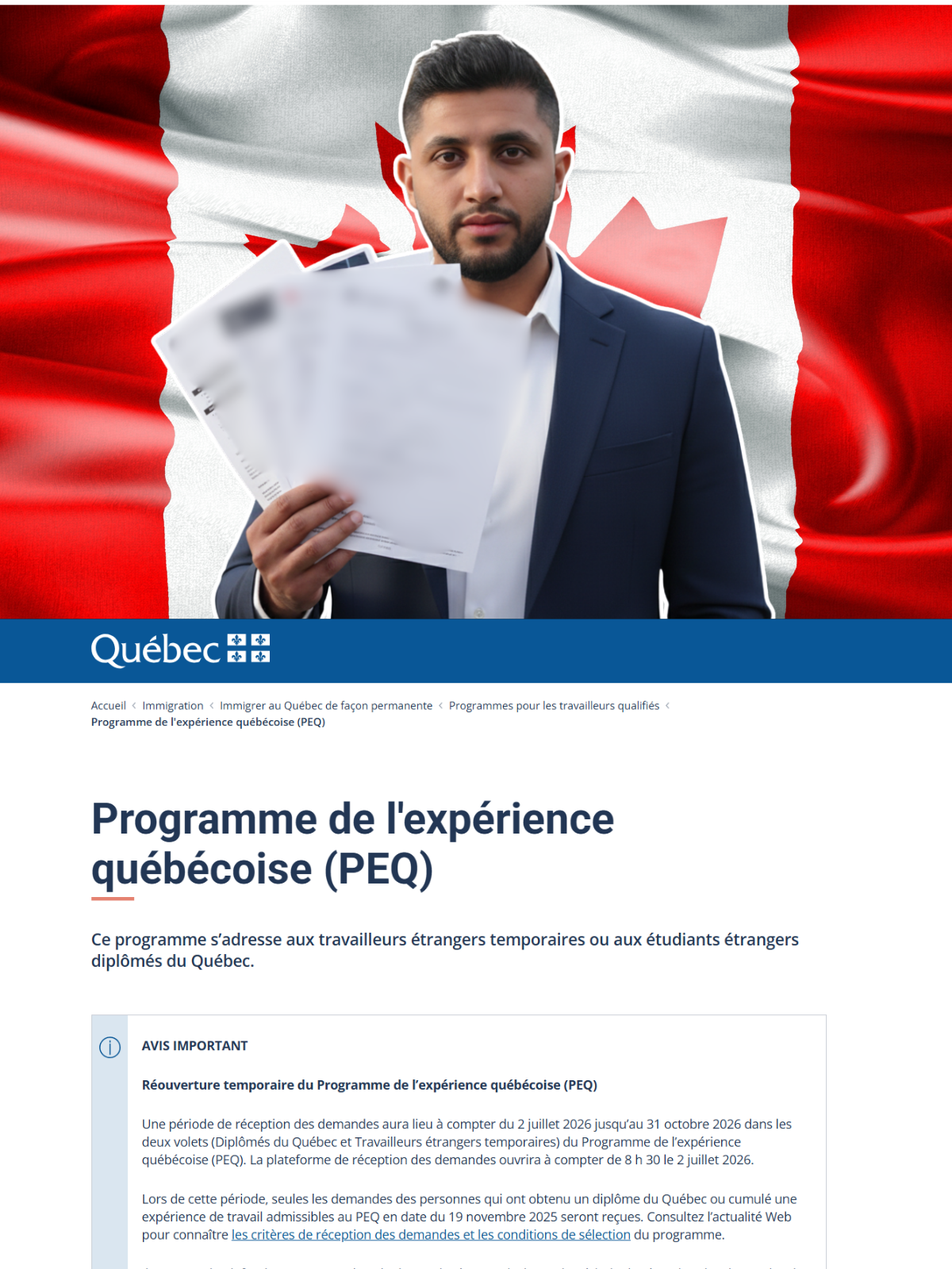 Quebec PEQ Re-Opening Strategy
