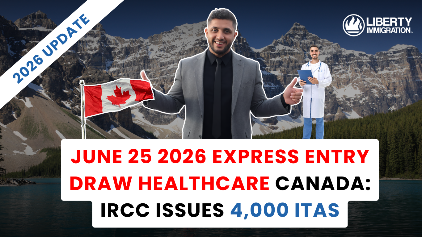 June 25 2026 Express Entry Draw Healthcare Canada IRCC Issues 4,000 ITAs