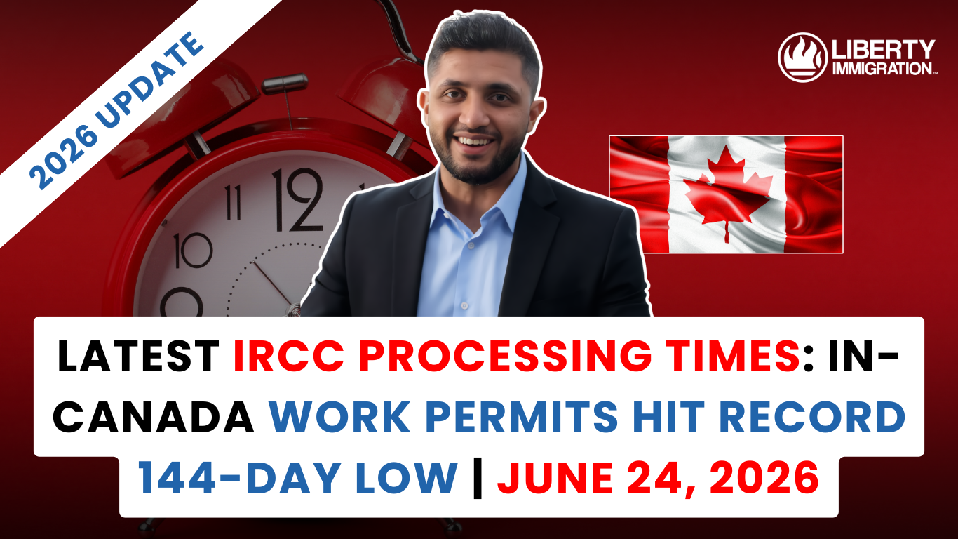 Latest IRCC Processing Times In-Canada Work Permits Hit Record 144-Day Low June 24, 2026