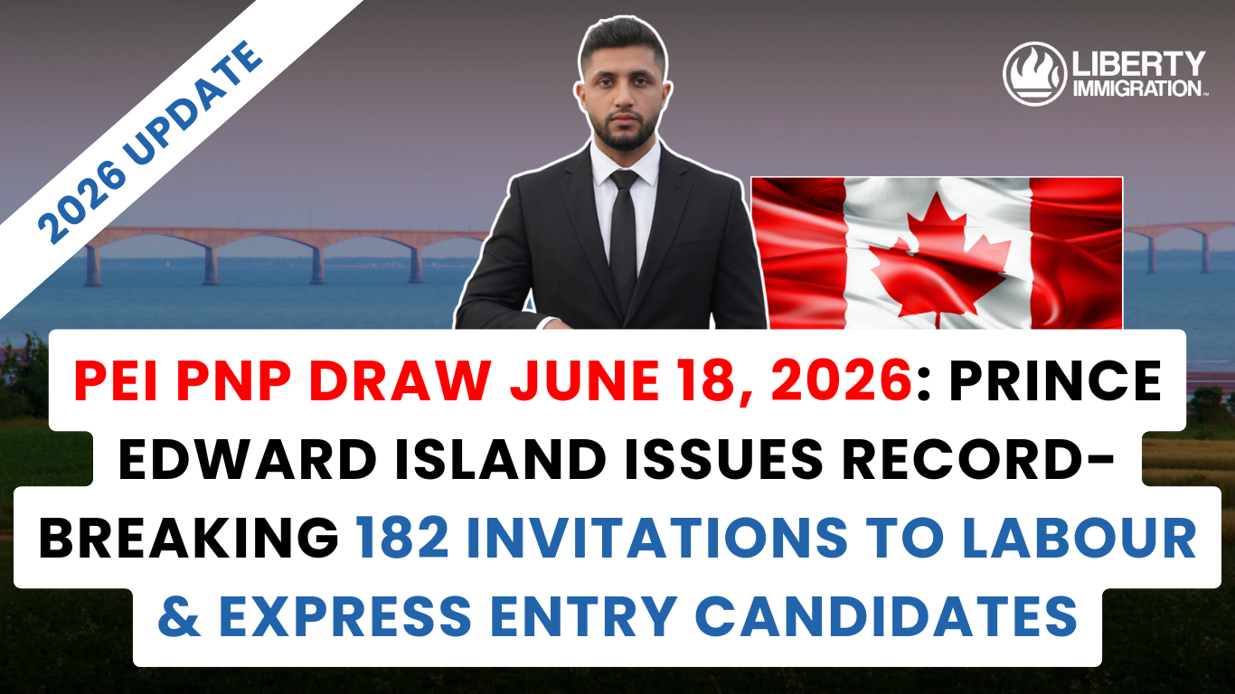 PEI PNP Draw June 18, 2026 Prince Edward Island Issues Record-Breaking 182 Invitations to Labour & Express Entry Candidates