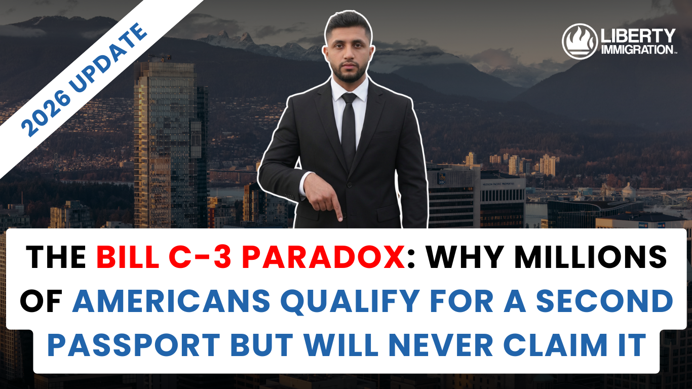 The Bill C-3 Paradox Why Millions of Americans Qualify for a Second Passport But Will Never Claim It