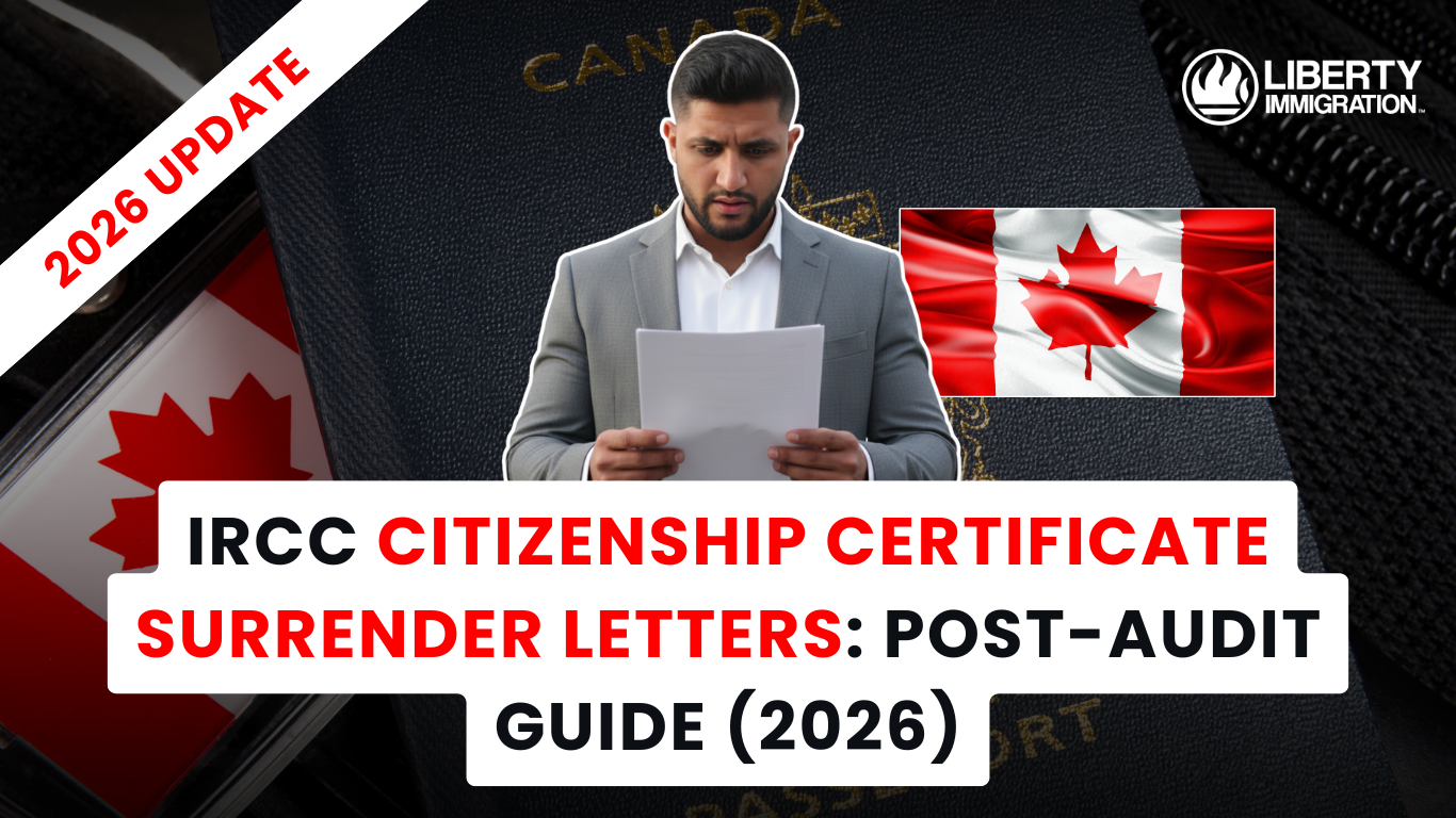 IRCC Citizenship Certificate Surrender Letters Post-Audit Guide (2026)